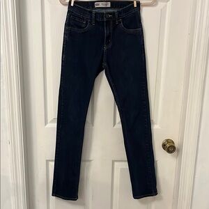 Levi’s boys 16 reg performance 511 slim Dark Blue Jeans